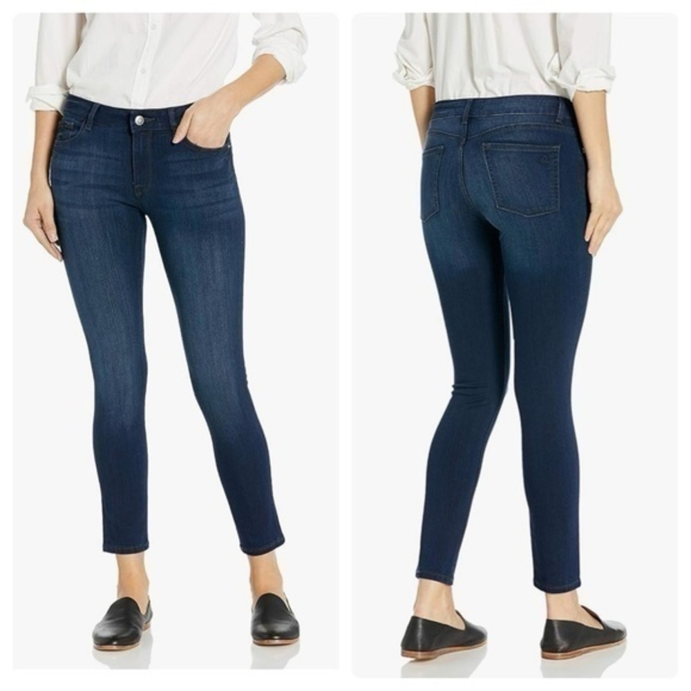 DL1961 Margaux Instasculpt Skinny Ankle Moscow Dark Wash Jeans 25